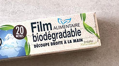 Film étirable alimentaire bioplastique compostable, 29 cm x 20 m